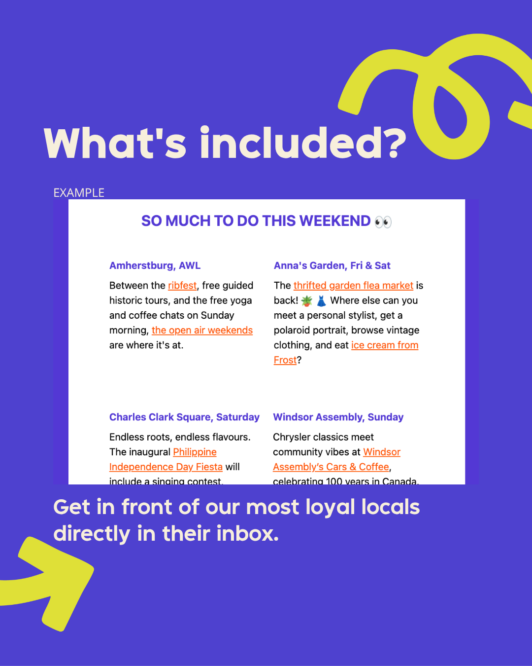 Sponsor a SEND | W.E. Roundup Newsletter