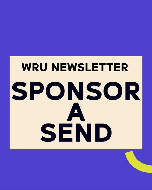 Sponsor a SEND | W.E. Roundup Newsletter